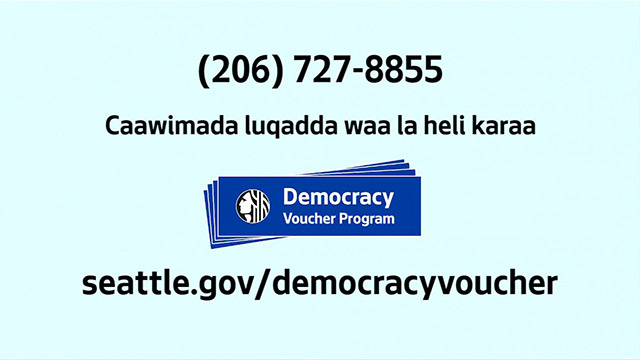 Democracy Vouchers - Somali / af Soomaali