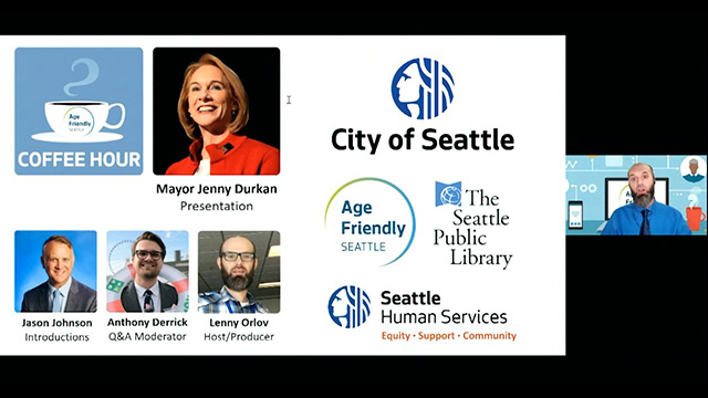 Age Friendly Seattle Civic Coffee Hour with Mayor Jenny Durkan [With Closed Captioning]