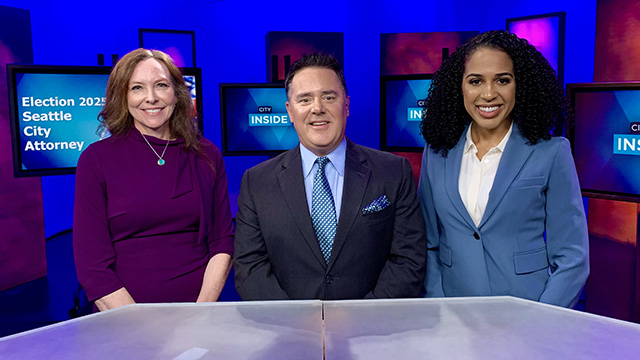 Public safety, federal policy loom large in Seattle Attorney race on Explore Videos Page City Inside/Out: Seattle City Attorney Race