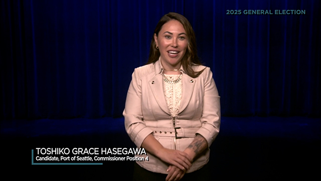 Toshiko Grace Hasegawa, candidate for Port of Seattle, Commissioner Position 4 Toshiko Grace Hasegawa, candidate for Port of Seattle, Commissioner Position 4