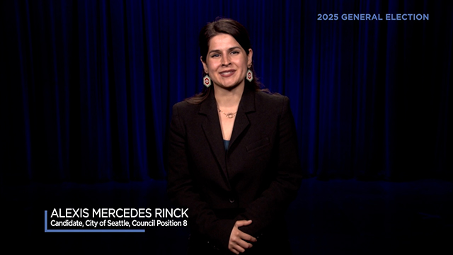 Alexis Mercedes Rinck, candidate for City of Seattle, Council Position 8 Alexis Mercedes Rinck, candidate for City of Seattle, Council Position 8