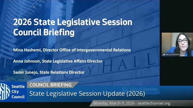 Council Briefing 3/9/26 on Explore Videos Page Council Briefing 3/9/26