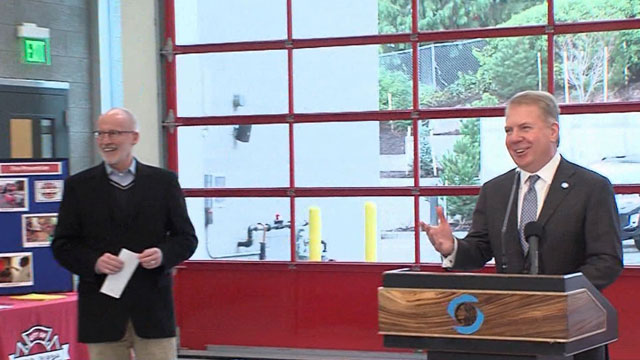 Press Event of 12-17-14: Fire Stat. 20 LEED Platinum Status