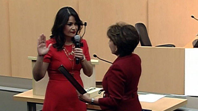 Councilmember Lorena González sworn-in