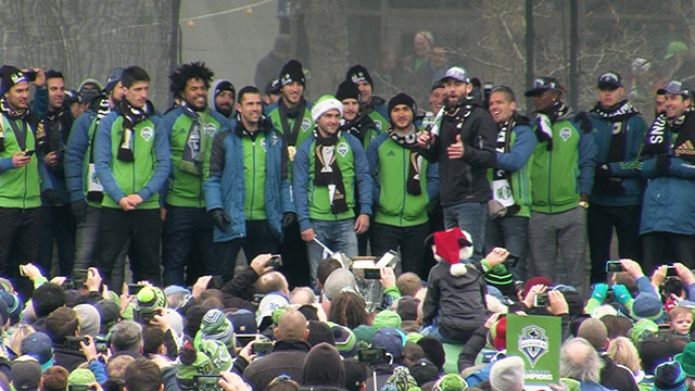Seattle Sounders FC 2016 MLS Cup rally
