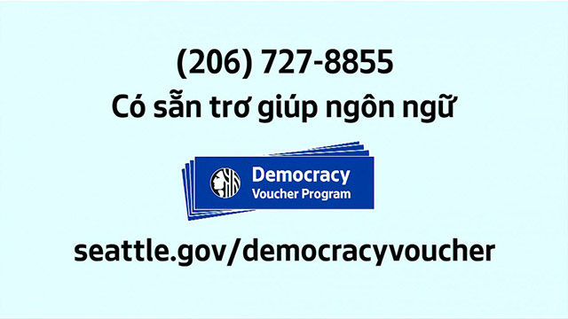 Democracy Vouchers - Vietnamese / Tiếng Việt