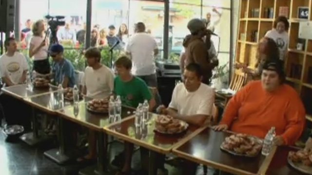 Art Zone with Nancy Guppy: Doughnut Eating Contest