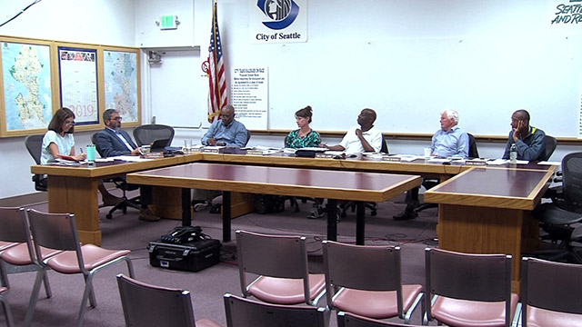 Seattle Board of Park Commissioners Meeting 8/8/19