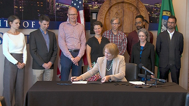 Mayor Durkan signs law strengthening tenant protections