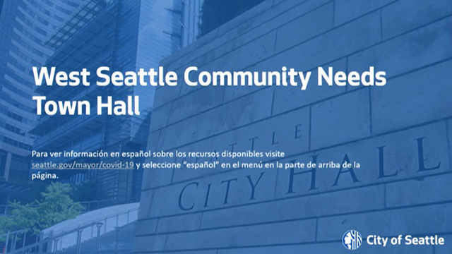 West Seattle Virtual Community Town Hall