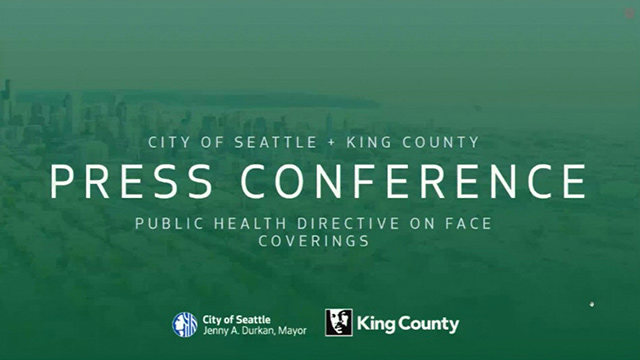King Co. residents directed to wear face coverings in certain settings