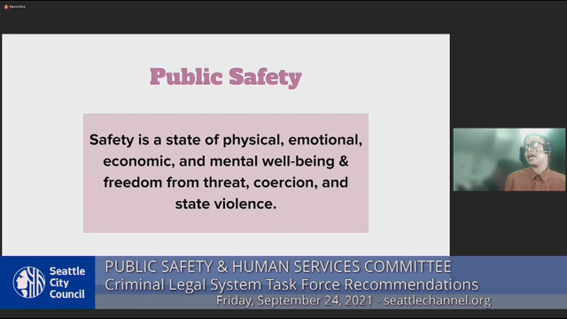 Public Safety & Human Services Committee 9/24/21