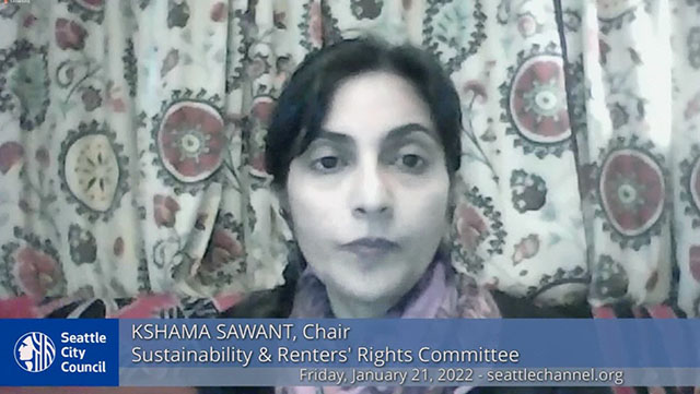 Sustainability & Renters' Rights Committee 1/21/22