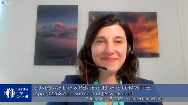 Sustainability & Renters' Rights Committee 7/15/22