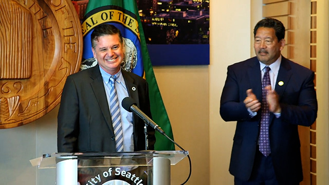 Greg Spotts sworn in as director of the Seattle Department of Transportation