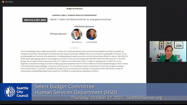 Select Budget Committee Session I 10/27/22