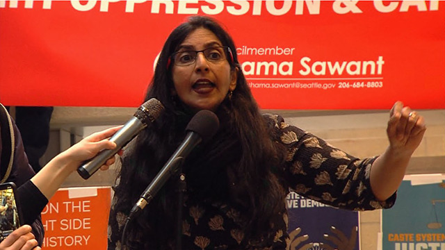 Councilmember Sawant & community leaders rally for first-in-nation caste discrimination ban