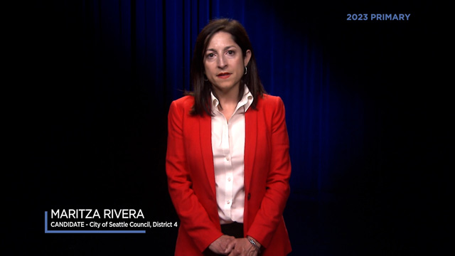 Maritza Rivera, candidate for City of Seattle, Council District 4 Maritza Rivera, candidate for City of Seattle, Council District 4