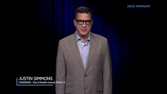Justin Simmons, candidate for City of Seattle, Council District 5 Justin Simmons, candidate for City of Seattle, Council District 5