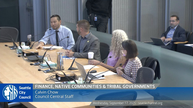 Finance, Native Communities and Tribal Governments Committee 9-3-2024