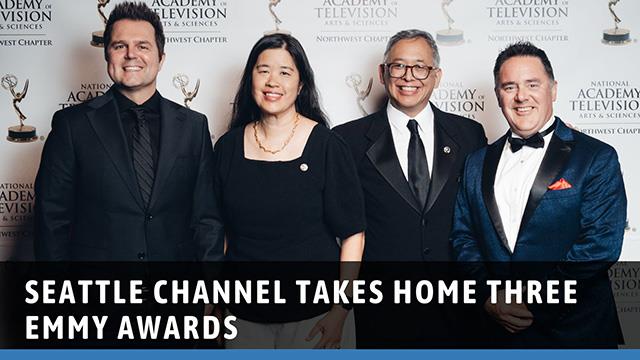 Seattle Channel staff at the Emmys
