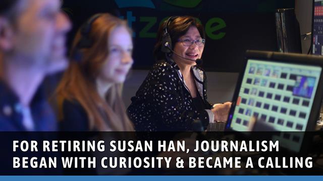 Susan Han in studio 