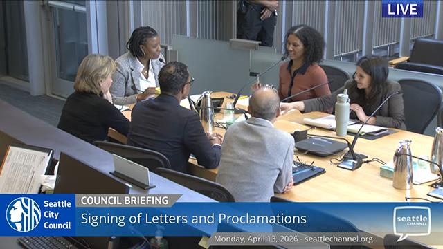 Council Briefing 4/13/26 on Explore Videos Page Council Briefing 4/13/26