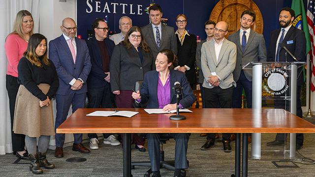 Mayor signs legislation to speed production of housing and expedite emergency shelter Mayor signs legislation to speed production of housing and expedite emergency shelter