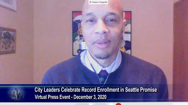 Seattle Promise celebrates largest enrollment to date on Explore Videos Page Seattle Promise celebrates largest enrollment to date