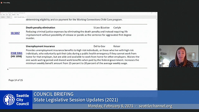 Council Briefing 2/8/21 on Explore Videos Page Council Briefing 2/8/21