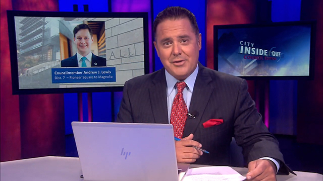 Councilmember Lewis discusses restoring downtown, SPD retention & more on Explore Videos Page City Inside/Out: Council Edition - August 2021