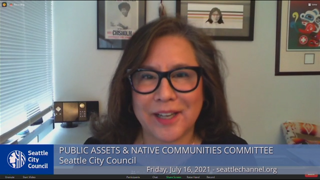 Public Assets and Native Communities Committee 7/16/21